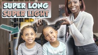 5-YEAR OLD TWINS GET HAIR EXTENSIONS. FIRST TIME!