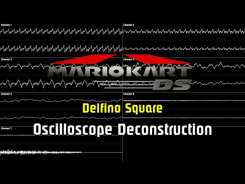 Mario Kart DS - Delfino Square [Oscilloscope Deconstruction]