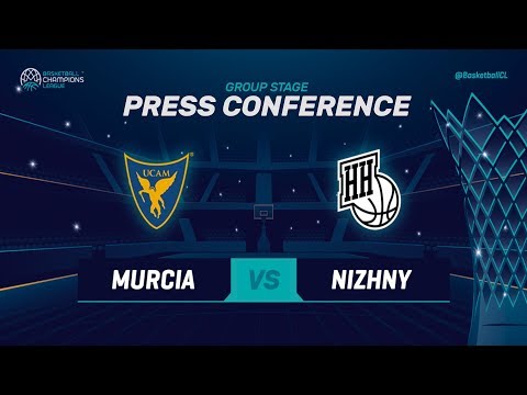 UCAM Murcia v Nizhny Novgorod - Press Conference - Basketball Champions League 2018-19