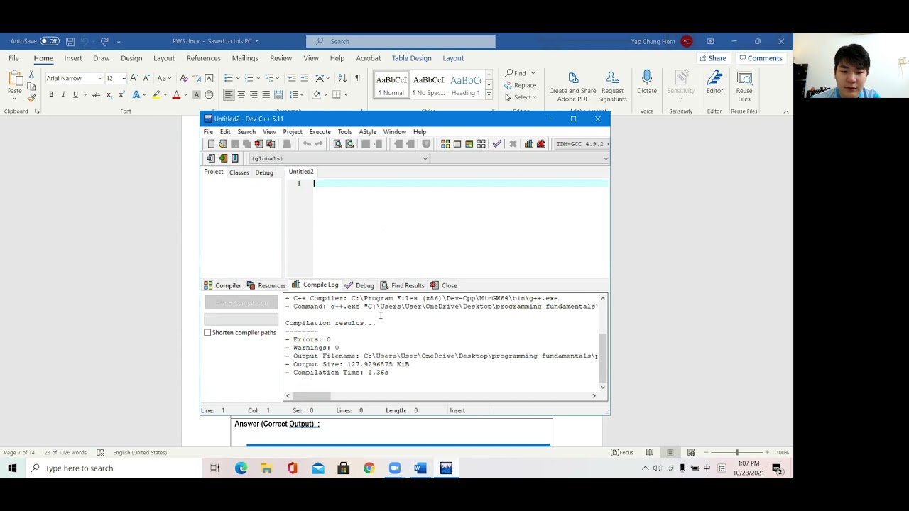 Programming fundamentals labwork 3