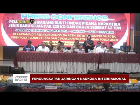 PRESISI UPDATE : POLDA ACEH MUSNAHKAN BARBUK NARKOBA 07/08/2024 18.00