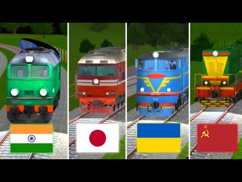 Trains in Different Countries - Train Simulator