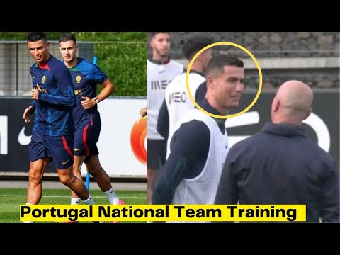 Cristiano Ronaldo and Portugal National Team Training For Euros 2024 Qualification 🇵🇹🇵🇹