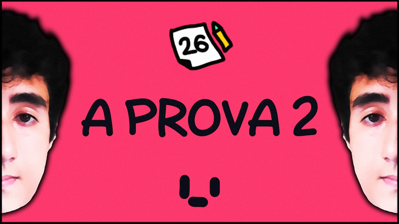 Tá tendo a PROVA DO BAPO 2 📝