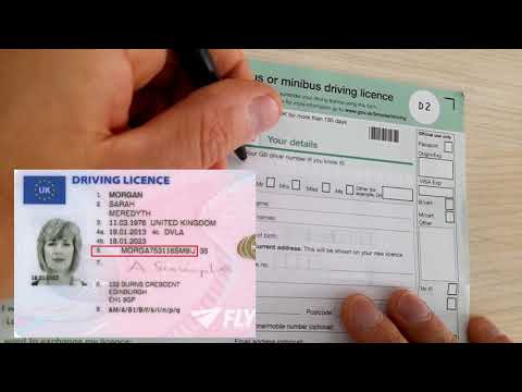 How to fill in a HGV licence application form
