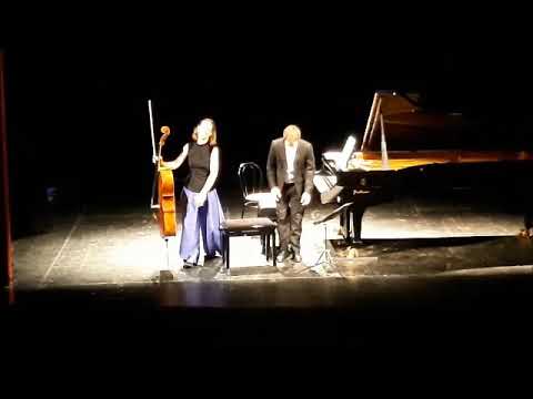 Sol Gabetta and Bertrand Chamayou encore De Falla Siete canciones