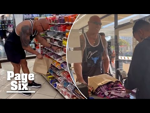 Dwayne Johnson buys every Snickers at Hawaii 7-Eleven for prior candy thefts as teen | Page Six