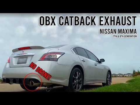 OBX Racing Sports Catback Exhaust (MOTORDYNE COPY) for Nissan MAXIMA 7th & 8th Gen - NO DRONE!