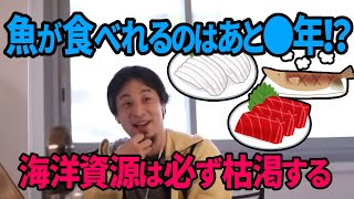 【倍速ひろゆき切り抜き】海洋汚染と乱獲問題 「食べて応援」で砂漠化する海【啓蒙論破フル字幕】