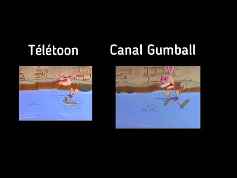 Pub Québec- Ren et Stimpy (1998 vs 2023) Comparision