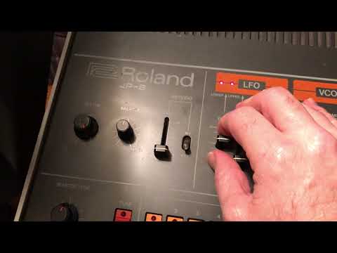 Jupiter 8 Demonstration #1 LFO Modulator Demo