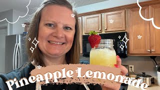 Easy Four Ingredient Pineapple Lemonade