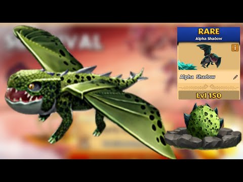ALPHA SHADOW Max Level 150 Titan Mode - Dragons:Rise of Berk