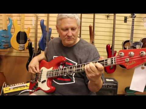 The funkiest bass player, Trevor Lindsey, stopped by Norman's Rare Guitars