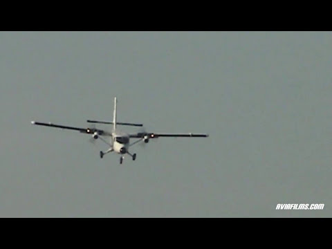 Visual STOL Demo: DHC-6 Quick Stop on a Windy Day