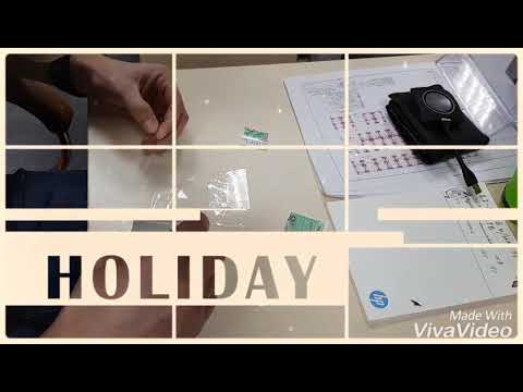 DIY bus ticket repair.