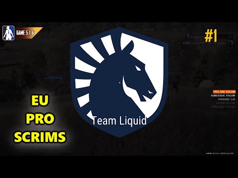 TEAM LIQUID Clib, ibiza, mxey & Jeemzz - EU PRO SCRIMS - PUBG