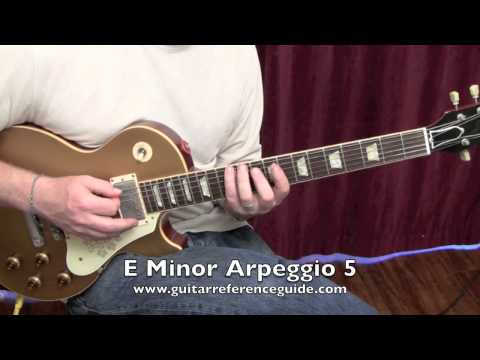 E Minor Arpeggio 5th Position
