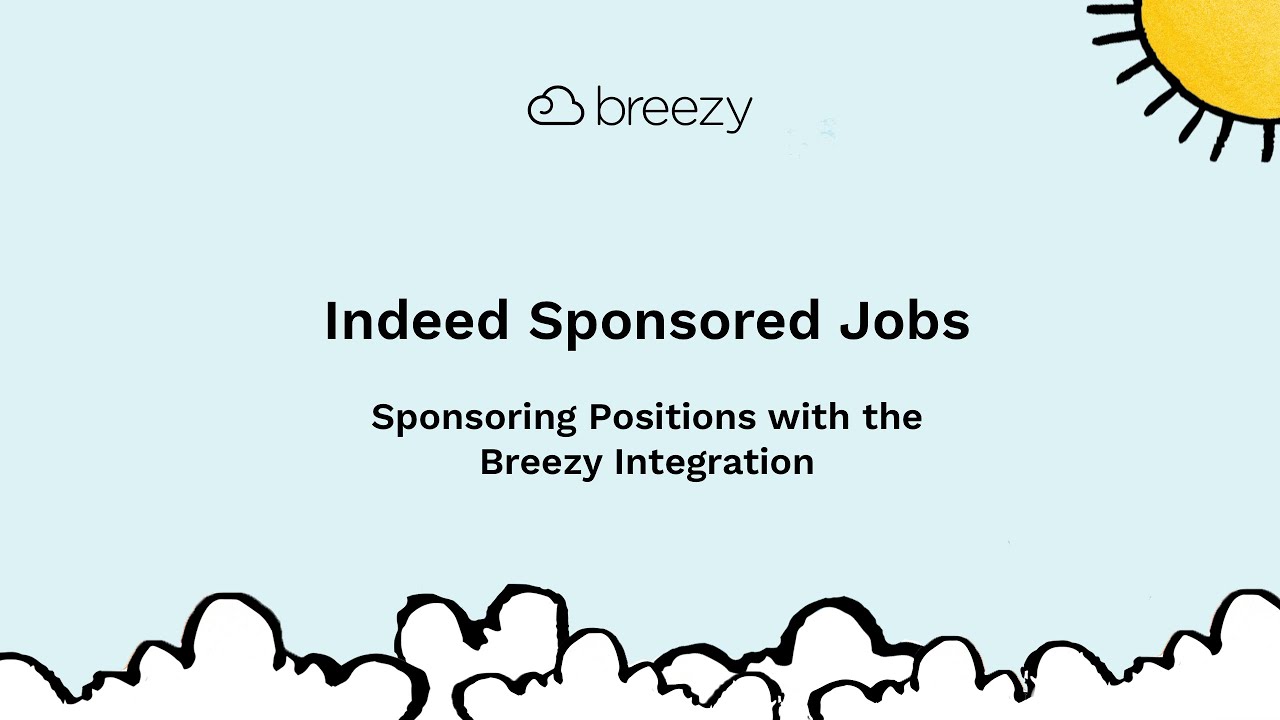 Indeed Sponsored Jobs Integration - Breezy HR
