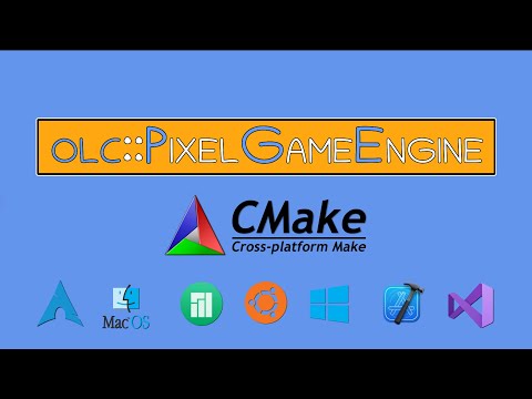 Building cross platform olcPixelGameEngine applications using CMake!
