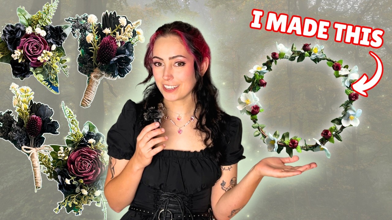 DIY Wedding Decor! | High Fantasy, Cottagecore, Medieval Style Wedding Decor