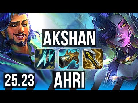 AKSHAN vs AHRI (MID) | KR Grandmaster | 25.23