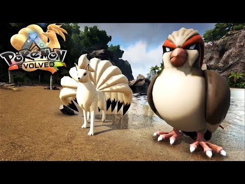 Ark Pokemon Evolved Mod - Taming a Ninetails & Pidgeot  (Ark Pokemon Mod)