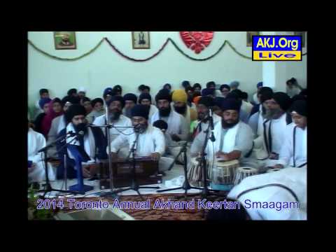 097 Toronto July 2014 Smaagam - Saturday Morning Keertan - Bh. Paramjeet Singh Jee Phagwara