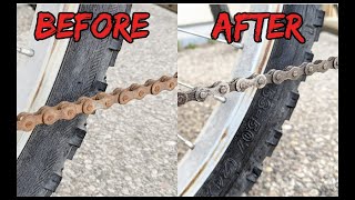 Clean Rust from Bike Chain
