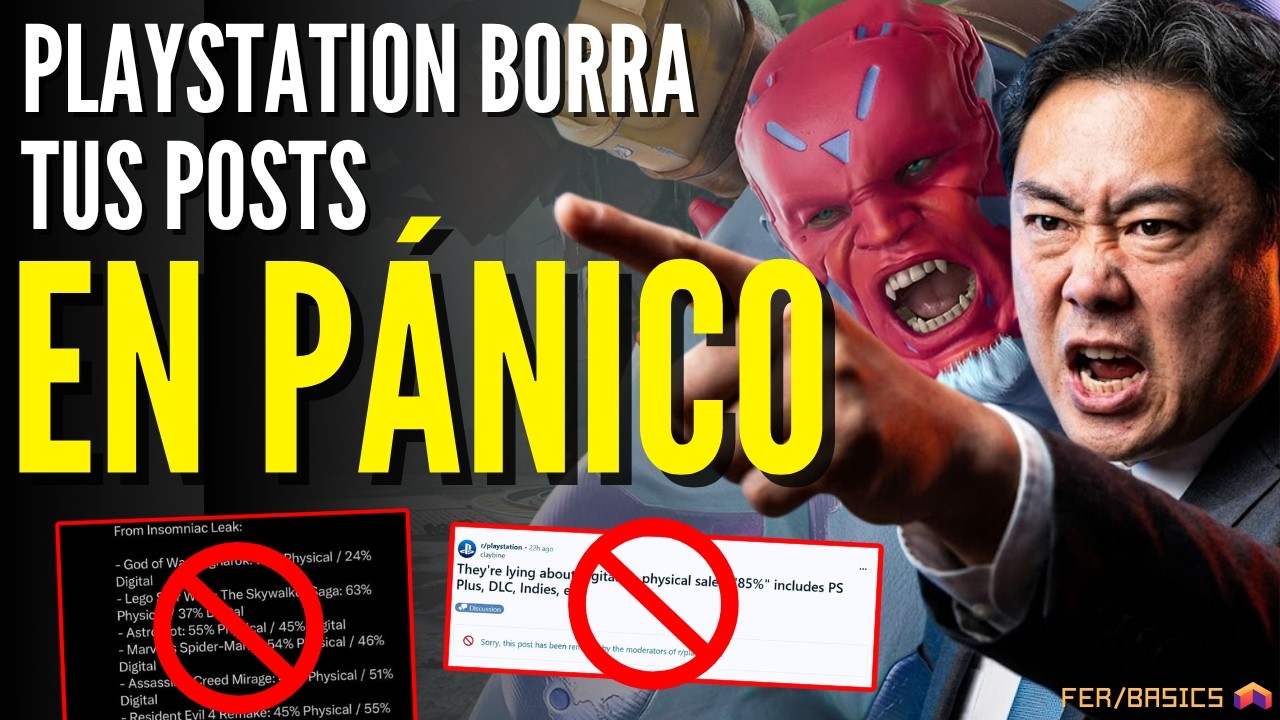 SONY PLAYSTATION BORRA POSTS SOBRE FIN DEL FORMATO FÍSICO Y LIMITA VENTA DE LECTORES PARA PS5