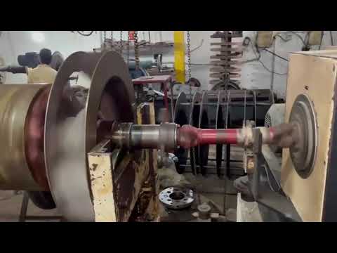 Dynamic Balancing Turbine Rotor