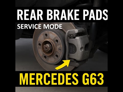 2012-2021 Mercedes GL Class Rear Brake Service Mode