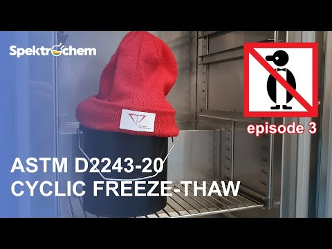 E-SPERSE® FT 600 -- PASSING the FREEZE-THAW TEST [part 3]