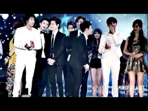 120513 Dream Concert Ending EXO-K with TVXQ [Fancam]