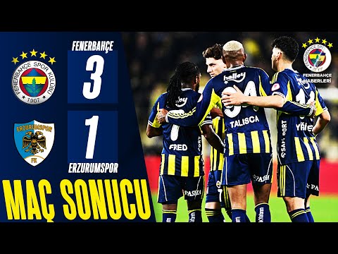 Fenerbahçe 3-1 Erzurumspor FK | MAÇ ÖZETİ | Ziraat Türkiye Kupası 3. Hafta C Grubu | 05.02.2026