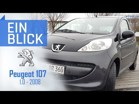 Peugeot 107 - 2008 - Ideal für Anfänger und die Stadt? Vorstellung, Test und Kaufberatung