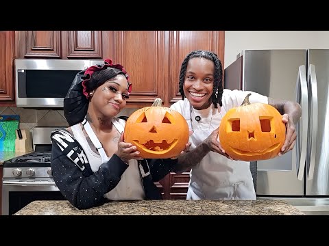 Lil Perfect & Bestie Carve Halloween Pumpkins Together!