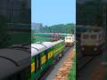 TWO TRAINS CAME ON SAME TRACKS Train Railroad
