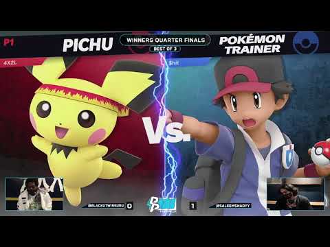 Pre Patch 1.1.0 - EMG | Blacktwins13 (Pichu) vs Saleem Shady (Pokemon Trainer) - WQF