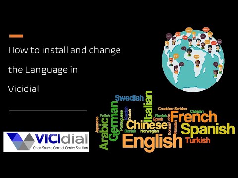 How to change the language in vicidial | Spanish | French | Italian etc