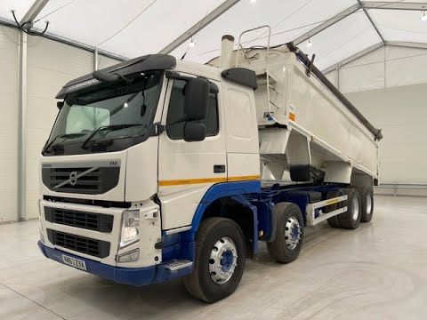KM63 ZYA - Volvo FM 450 8x4 Sleeper Cab Tipper | Law Truck Centre UK