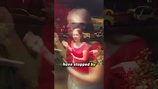 Doorbell camera captures strange girl asking for help late at night!