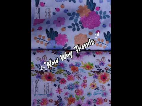 Rayon Digital Printed Fabric