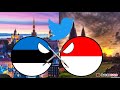 Average Estonian Vs Indonesian Twitter Arguement (Countryballs)