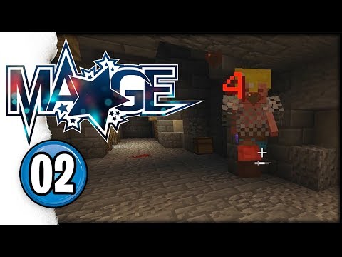 The dungeon is too hard for me!  |  Minecraft MAGE #02 |  Modded Minecraft