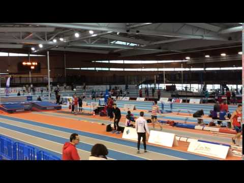 Régionaux salle Lyon 16.01.2016 - séries 60m ESM SEM - Etienne et Fabrice