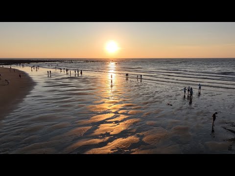 Nova cidade de Taipei, distrito de Tamsui, praia de Shalun 2023/7/8