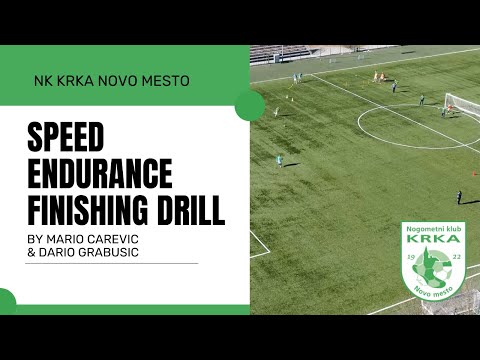 NK Krka  - speed endurance finishing drill by Mario Carevic and Dario Grabusic