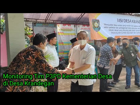Monitoring Tim P3PD Kementerian Desa di Desa Krandegan