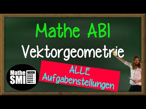 Mathe Abitur Crashkurs: Analytische Geometrie - 🍀alle Aufgabentypen für's Abitur🍀